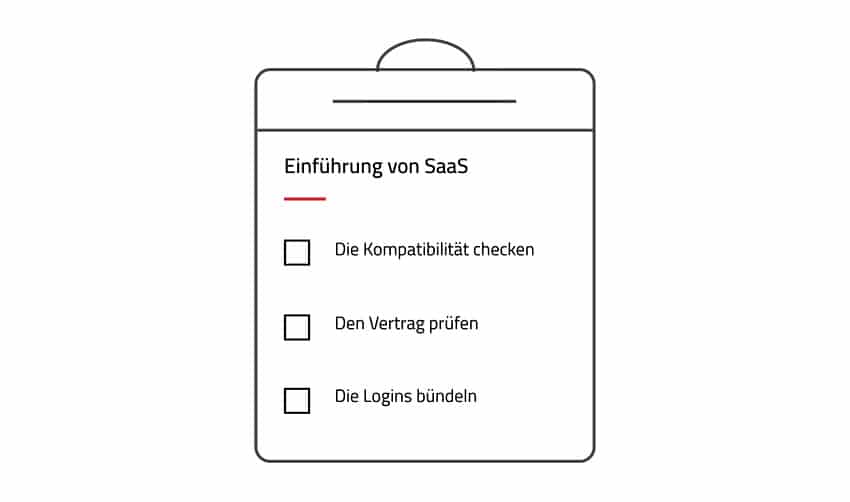 Einführung von SaaS Checkliste