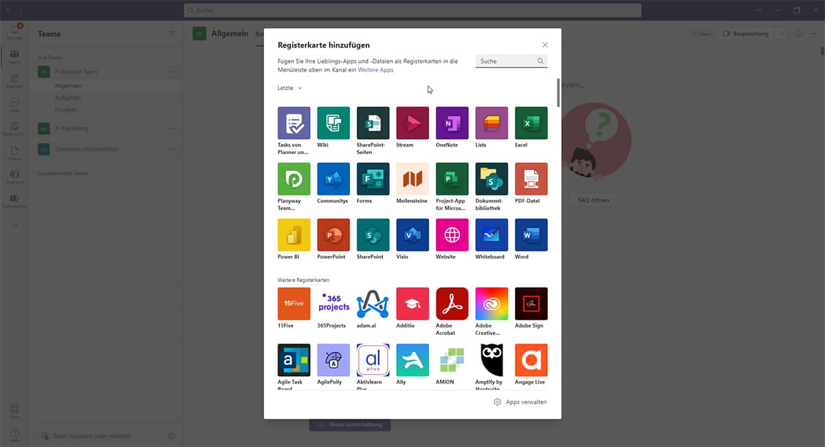 Microsoft Teams Apps