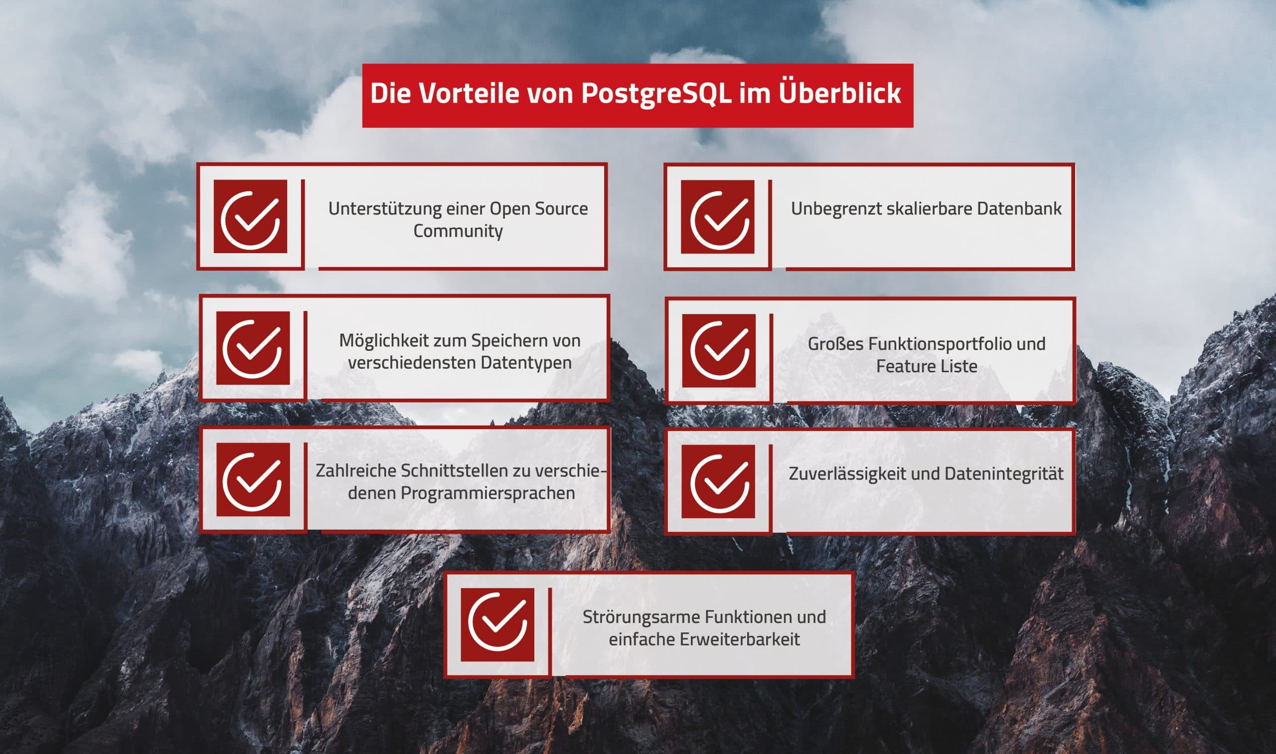 Die Vorteile von PostgreSQL im Überblick