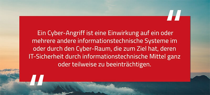 Cyber-Angriffe Zitat des BSI